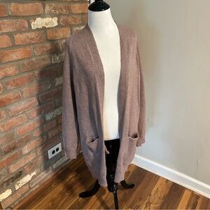 Dreamers Dusty Rose Open-Front Cardigan